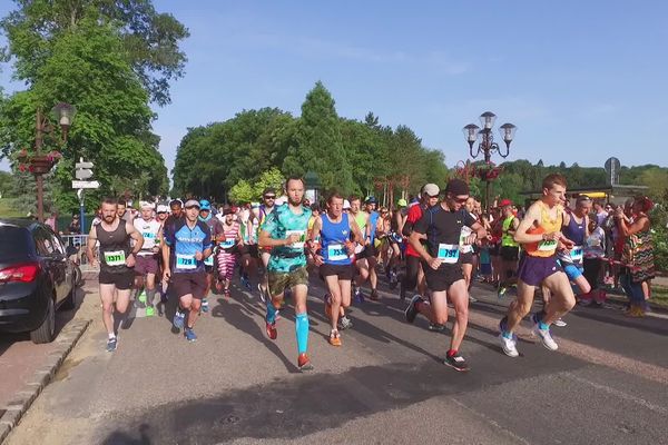 30 juin 2019- Départ du marathon de Forges-les-Eaux (Seine-Maritime)