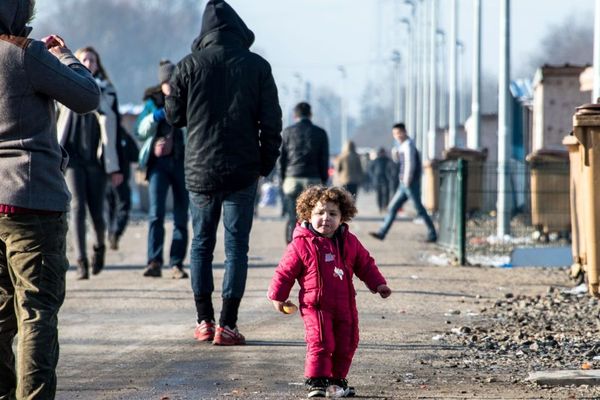 Le camp de la Linière hébergeait, à l'époque, près de 1500 migrants.