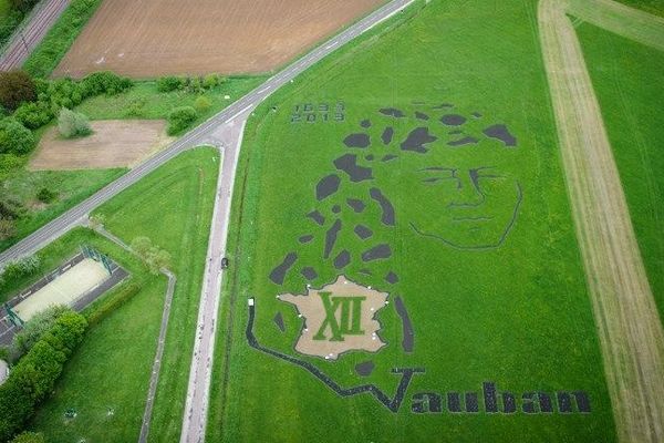 Le Vauban géant vu du ciel 