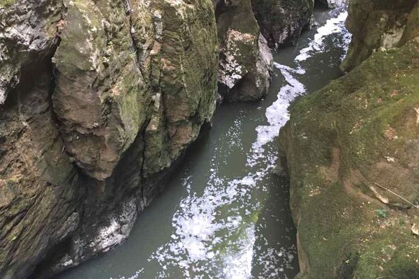 Les gorges du Fier en Haute-Savoie.