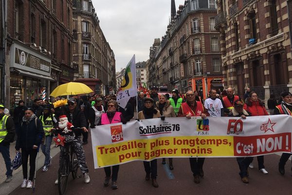 Mobilisation contre la réforme des retraites, le 28 décembre 2019