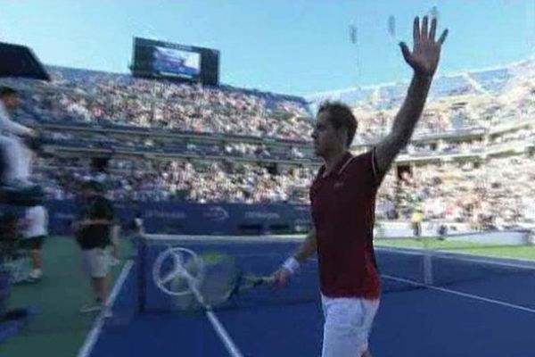 New York (Etats-Unis) - Victoire sur Ferrer en 1/4 de finale de l'US Open - 4 septembre 2013.