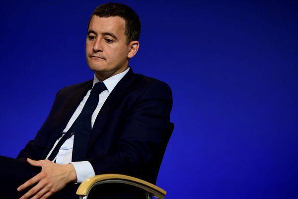 Le ministre de l'Action et des Comptes publics Gérald Darmanin pendant une conférence de presse, le 6 juillet.