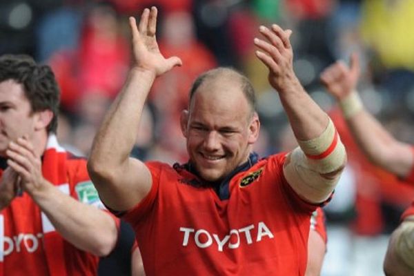 Botha sous le maillot de Munster.