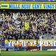 Les supporters du FC Sochaux-Montbéliard (FCSM) lors de la 24e journée de National 1 contre Le Mans FC, le 9 mars 2024 à Montbéliard (Doubs).