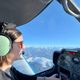 Pilote privée à bord d'un avion