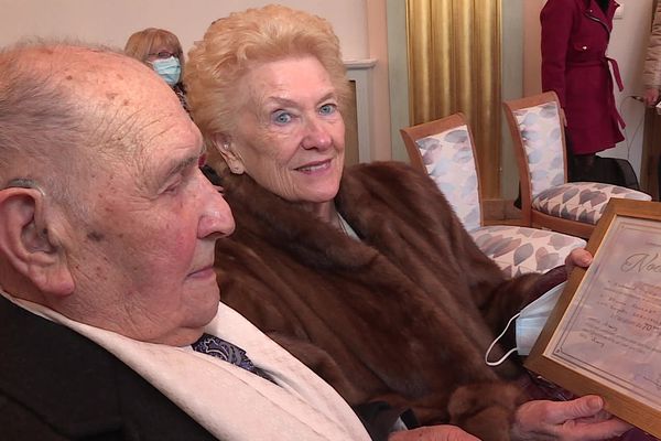 Georgette et Etienne Fournet sont mariés depuis 70 ans.