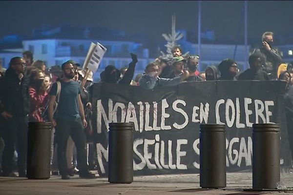 La manifestation de la colère mercredi dernier à Marseille suite au drame de la rue d'Aubagne