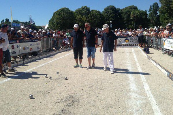 Après 40 ans de participation au Mondial à pétanque c'est une grande victoire pour les joueurs locaux