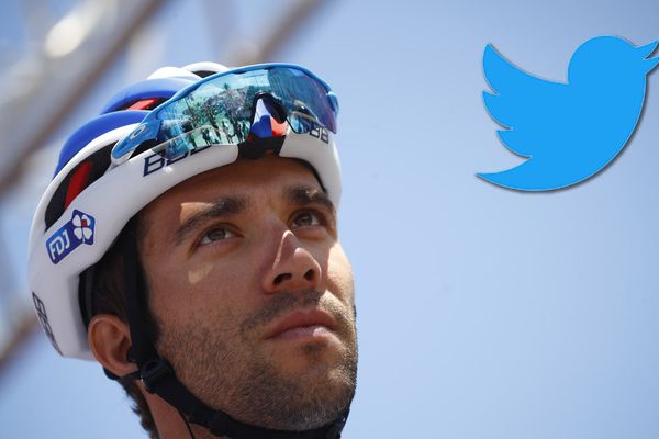 On a suivi le contre-la-montre de Thibaut Pinot sur Twitter.