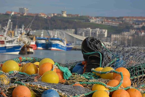 L'activité du port de Boulogne-sur-Mer est estimée à environ un quart de son niveau habituel