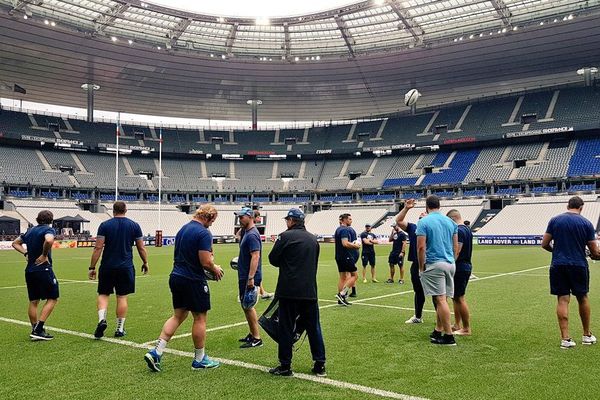 Le MHR sur la pelouse du Stade de France