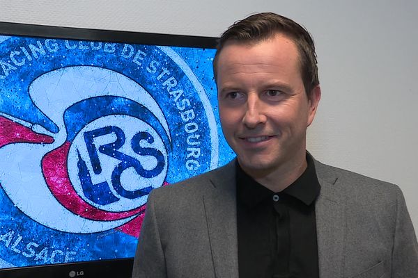 Julien Stéphan, entraîneur du Racing Club de Strasbourg.