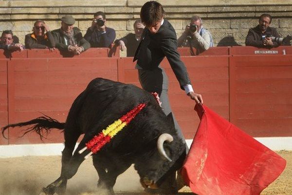 Carlos Llandres, un des participants du Certamen de Samadet les 8 et 9 mars 2014,  à l'initiative du matador Juan Leal