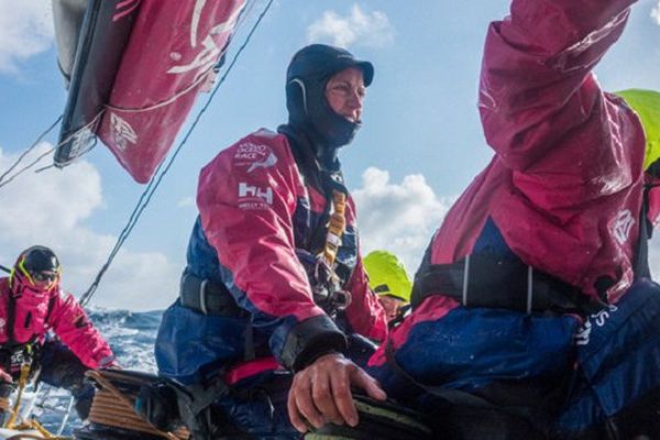 Les filles du Team SCA sur la Volvo Ocean Race