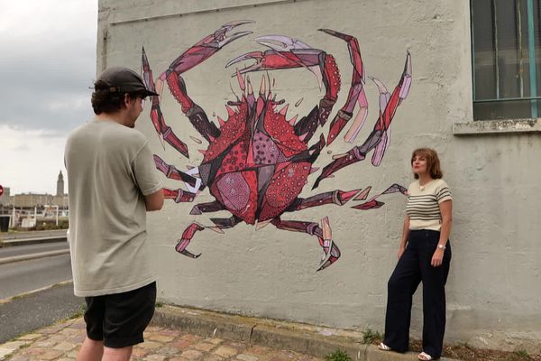 Le street artiste Theutis, originaire du Havre.