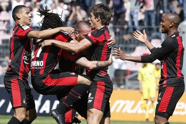 Explosion de joir des Niçois dimanche face à Sochaux (victoire 3 à 0)