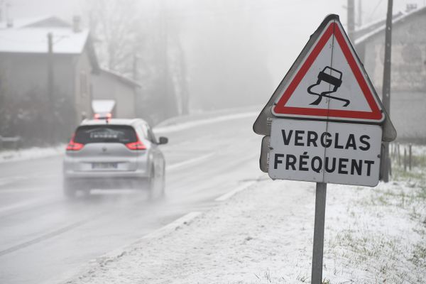 Prudence sur les routes de Rhône-Alpes. (image d'illustration)