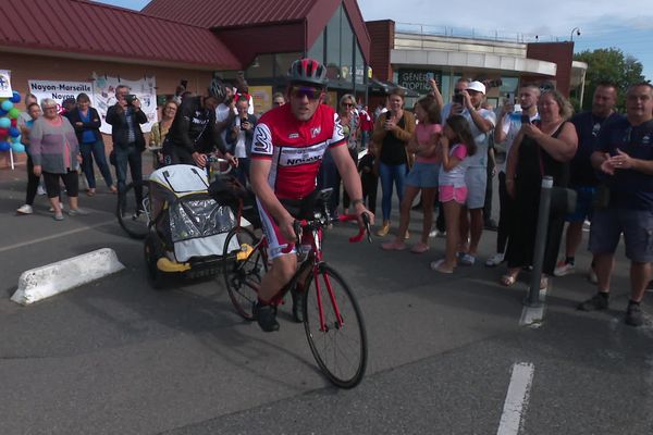 Frédéric François est parti de Noyon samedi 26 août depuis le parking du magasin où il travaille.