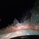 La RD28 qui mène à Valberg est coupée à la circulation suite à un éboulement survenu cette nuit au niveau de Beuil.