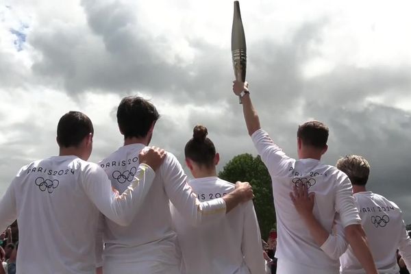 La flamme olympique a parcourur le déprtement de l'Indre toute la journée ce 27 mai 2024. Un moment historique.