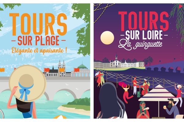 Les affiches de La Plage et de la Guinguette 2020