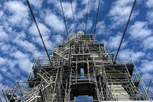 VIDEO. L'impressionnante structure de la passerelle qui enjambe la Garonne