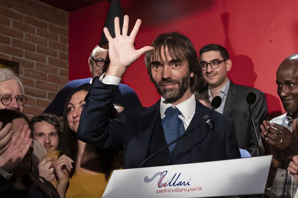 Cédric Villani lors de l’annonce officielle de sa candidature, mercredi 4 septembre. 