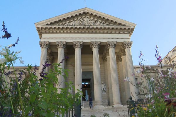 Montpellier - le palais de justice, siège de la cour d'assises et de la cour d'appel - Illustrations - 2020.