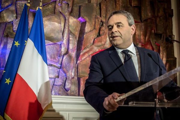 Xavier Bertrand sera le président de la grande région Nord Pas-de-Calais / Picardie.