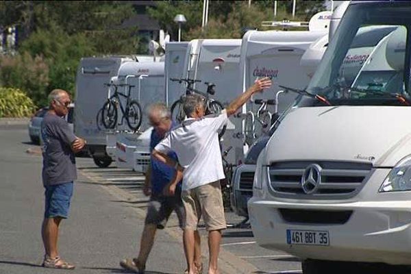 À la Rochelle, ce sont quelque 500 camping-cars qui font étape quotidiennement. 