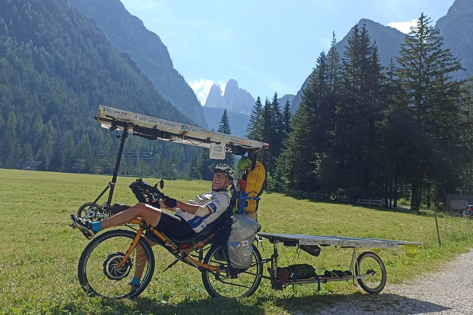 THEY HAVE DONE 2021. Stéphane, 8,600 kilometers on his solar bike across Europe