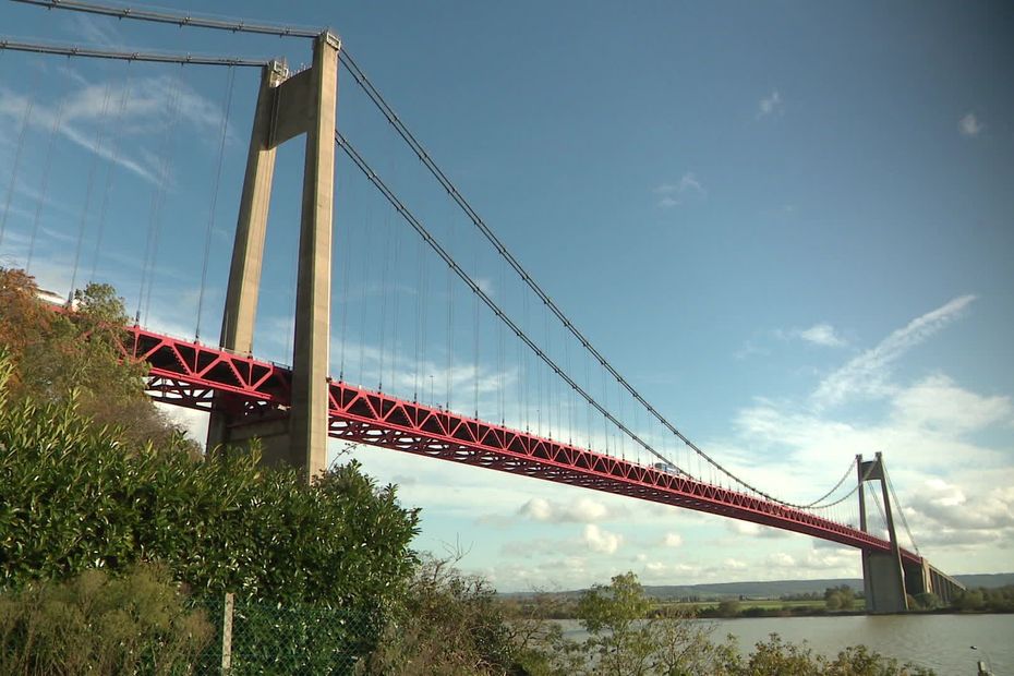 Le pont de Tancarville, en maintenance depuis 60 ans