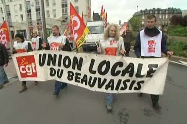 Manifestation du 1er mai à Beauvais