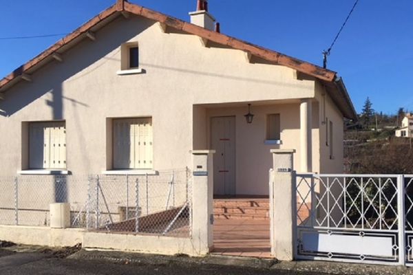 Les lieux du drame, dans cette maison sur les hauteurs de Millau