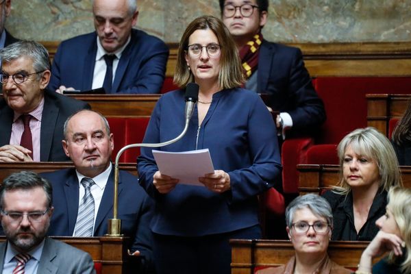 Perrine Goulet à l'Assemblée nationale, le 20 novembre 2018.