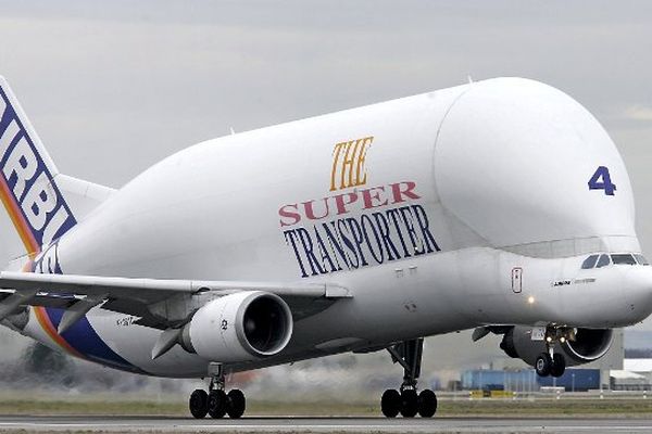 Un Airbus Beluga.