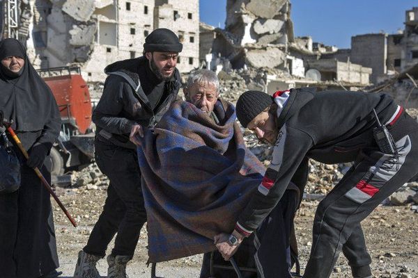 Dans la ville dAlep, le 15 décembre 2016