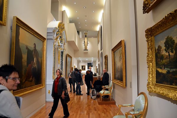 Le 15 décembre 2013, était inauguré le Musée de Valence, après 6 ans de travaux d'envergure. Sur 5750 m2, et 3 étages. Ici, la salle des tableaux