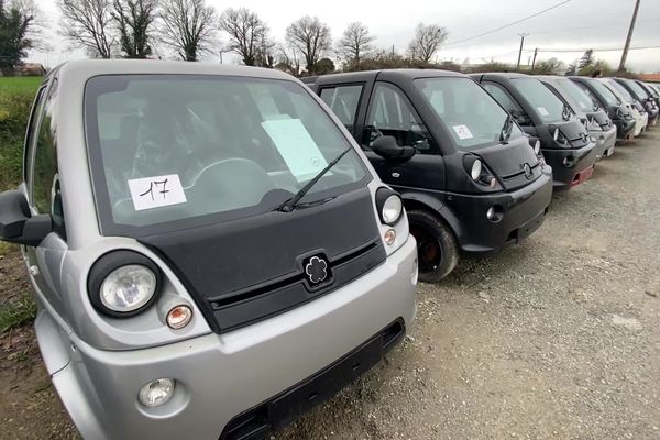 Le 21 février 2024, 25 Mia Electric ont été vendues aux enchères, adjugées à des prix allant de 1 000 à 4 000 euros.