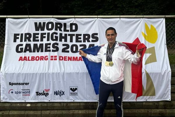 Gabriel Sfilio a remporté quatre médailles d'or et une médaille de bronze.