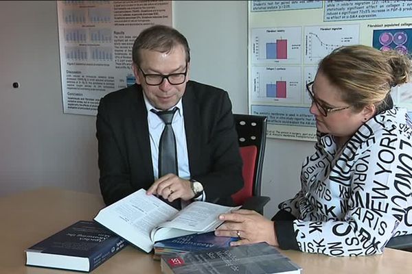 Les professeurs Philippe Humbert et Ferial Fanian, à l'initiative de l'édition d'un ouvrage de référence sur la bio-métrologie cutanée