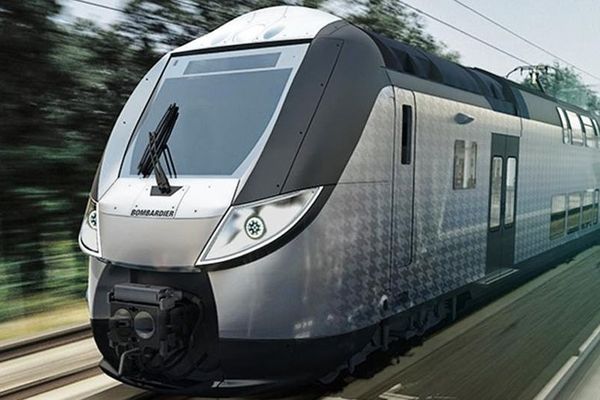 La Normandie va acheter 40 Omneo Premium à deux étages, des trains fabriqués par Bombardier