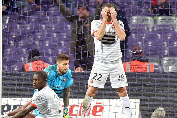 Deception de Diagne, Costil et Armand sur le deuxième but toulousain