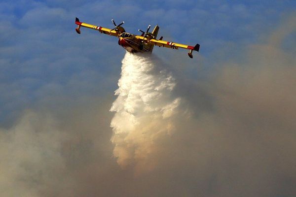 Un canadair en exercice