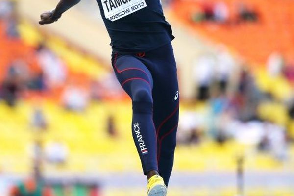 Tamgho aux qualifications du triple saut aux mondiaux d'athlétisme