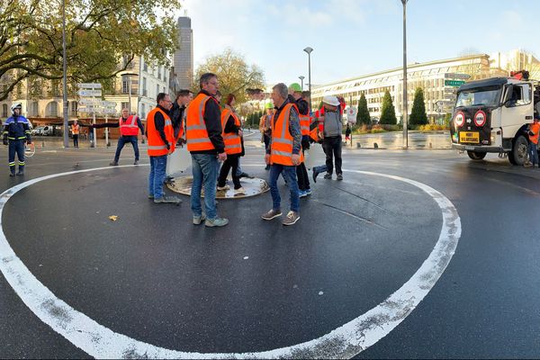 Manif des acteurs du BTP le 28 novembre 2019 à Nantes