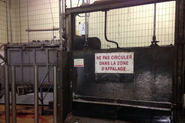 L'ancien box d'abattage (photo) va être changé à l'abattoir de Limoges