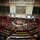 L'Assemblée Nationale à l'ouverture des débats autour de l'examen des motions de censure contre le gouvernement Barnier.