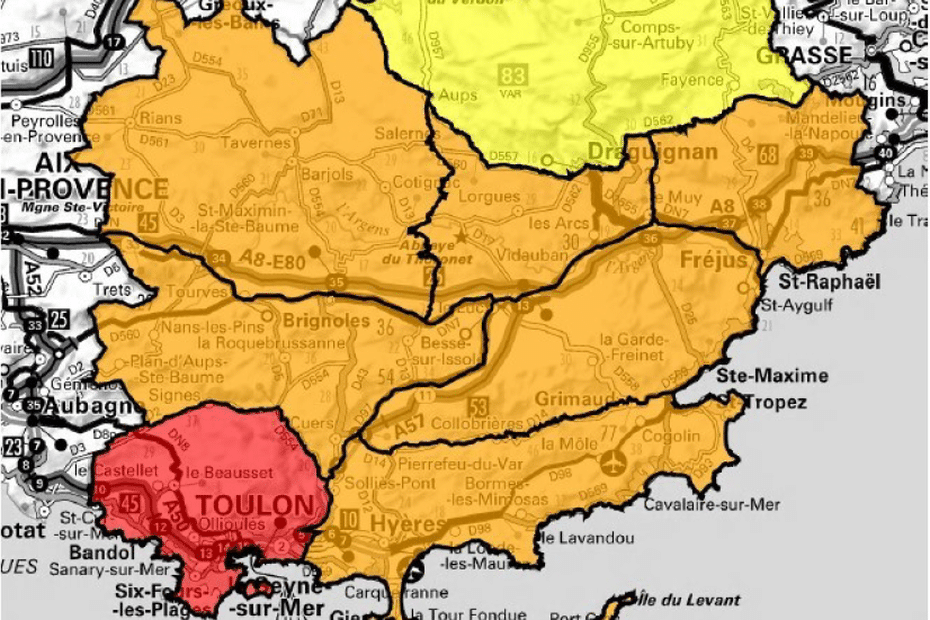 Monts Toulonnais Massif and Other Massifs in Var Closed Due to Severe Fire Risk: Updated Regulations and Access Rules